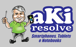Aki Resolve Smartphones Tablets e Notebooks logo