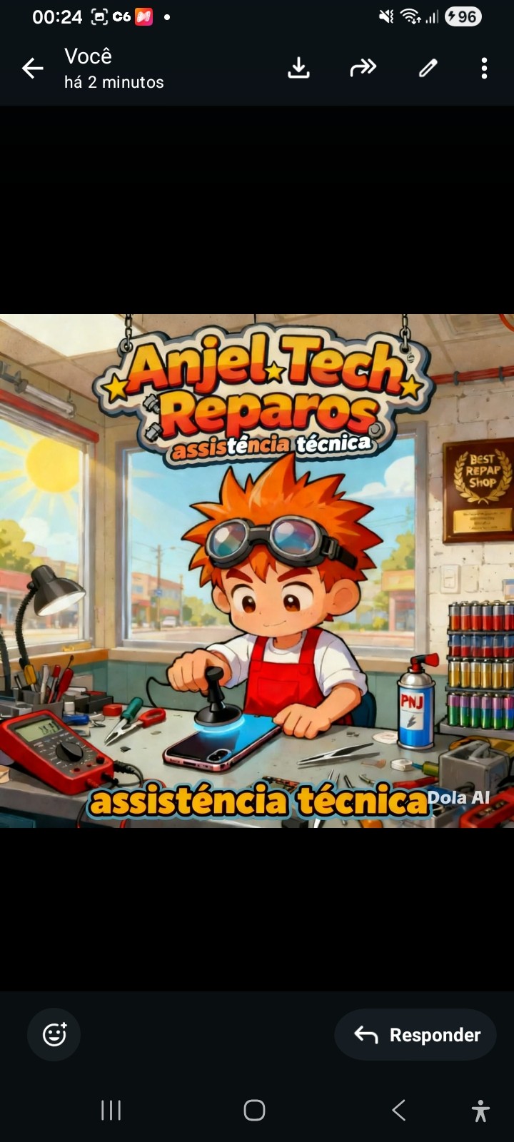 Assistencia tecnica anjel tech logo
