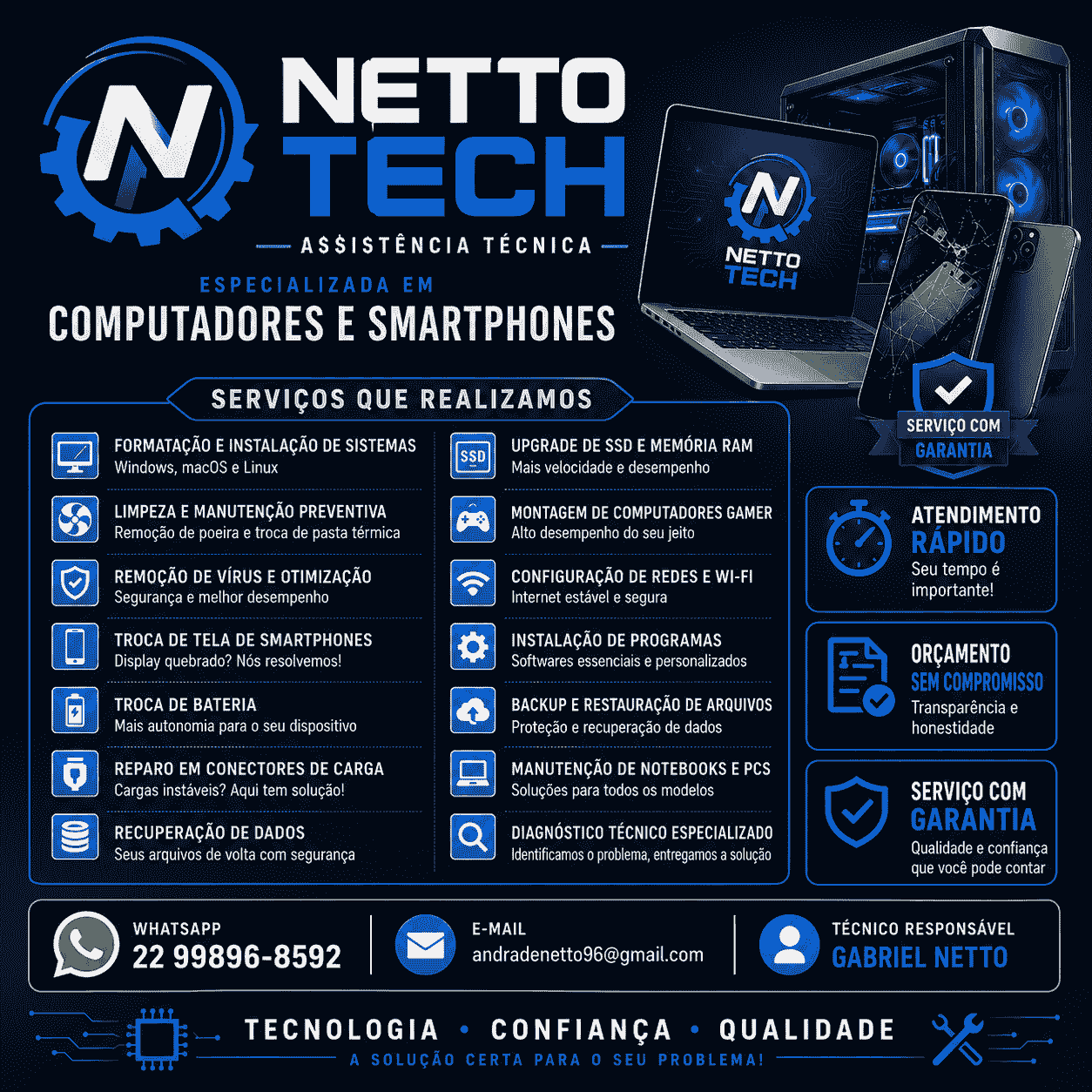 NETTO-TECH ASSISTENCIA TECNICA logo