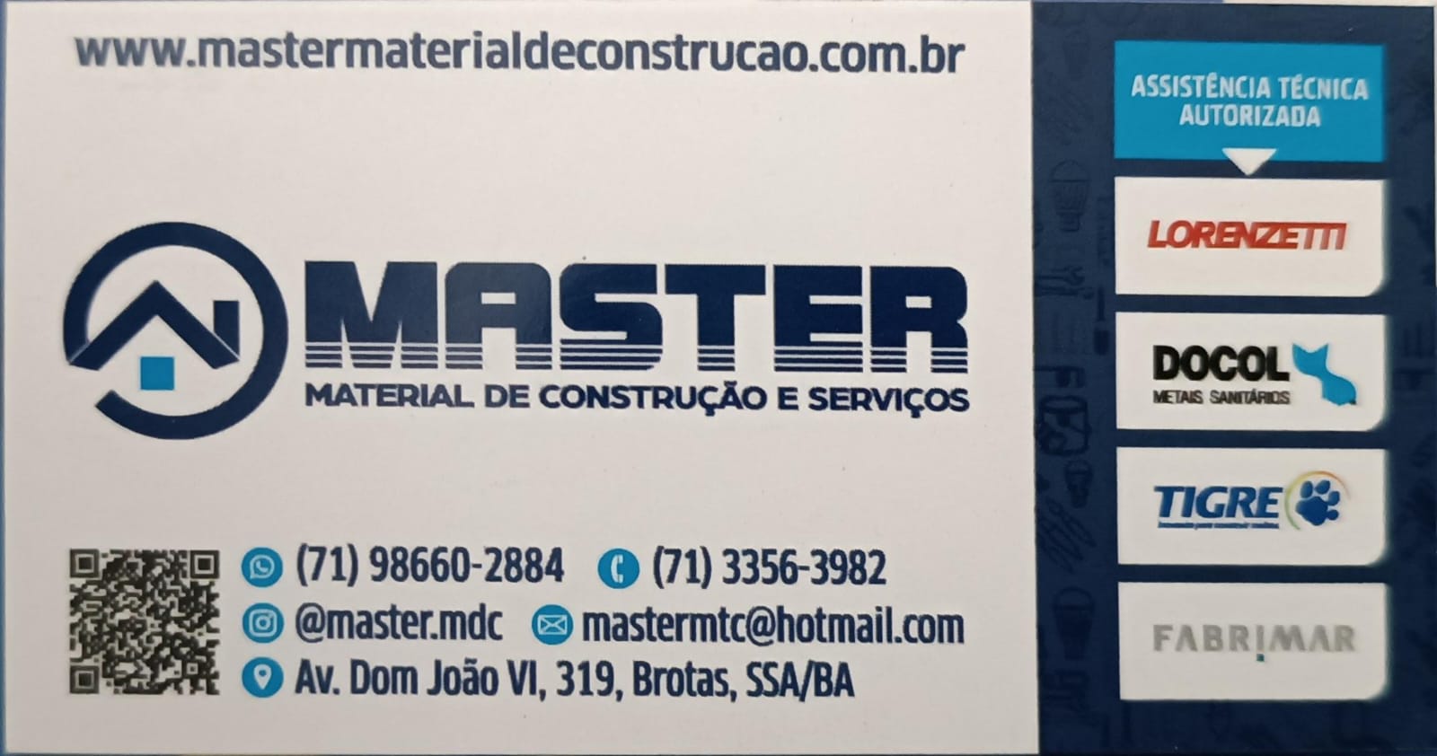 Master Material de Construção Comercio e Serviço logo