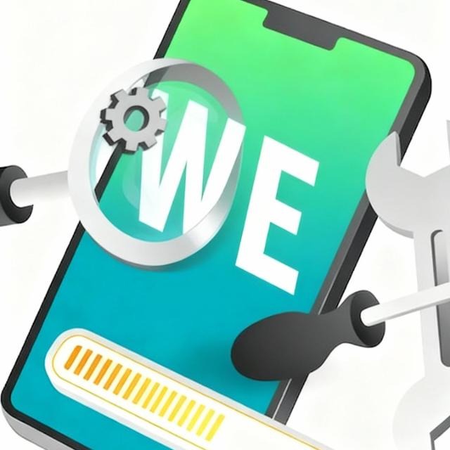 Técnico dos cell WE logo